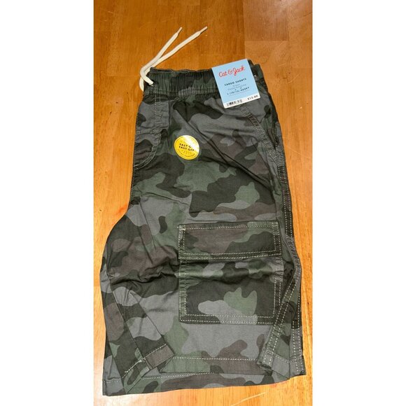 NEW Boys L (10-12) Husky Cargo Shorts, Camo, Cat & Jack MSRP $15 - Picture 1 of 5